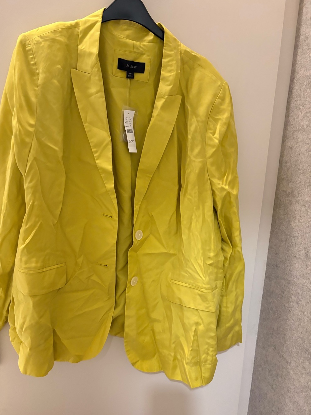 J. Crew Parke Blazer in Drapey Cupro. Size 16. New with tags.